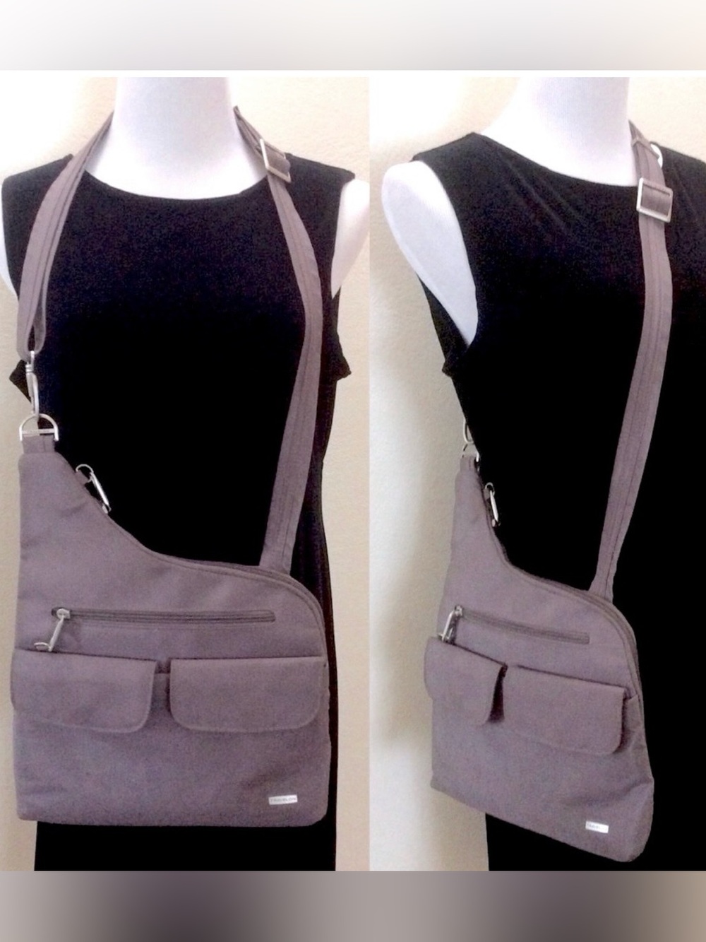 Travelon Anti-Theft RDIF Classic Travel Crossbody 11.5”x10”